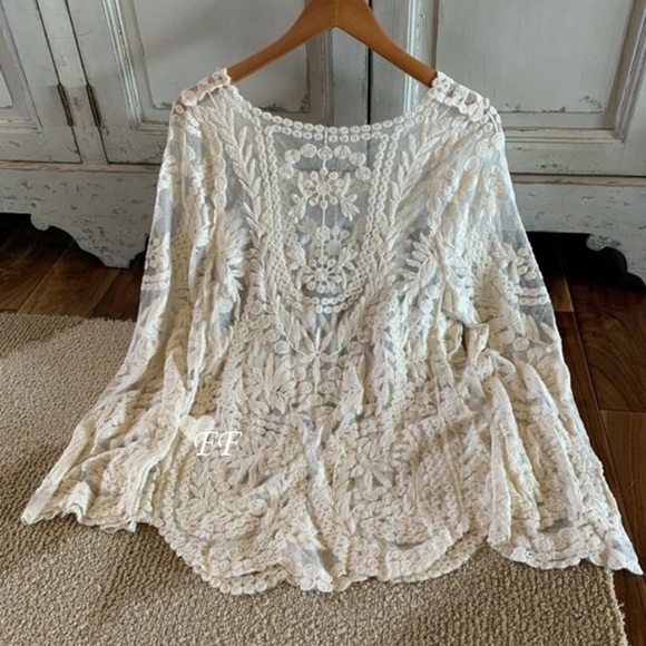 ❤️LAST ONE!!! HOST PICK! ❤️White Boho Blouse❤️ - Picture 5 of 5